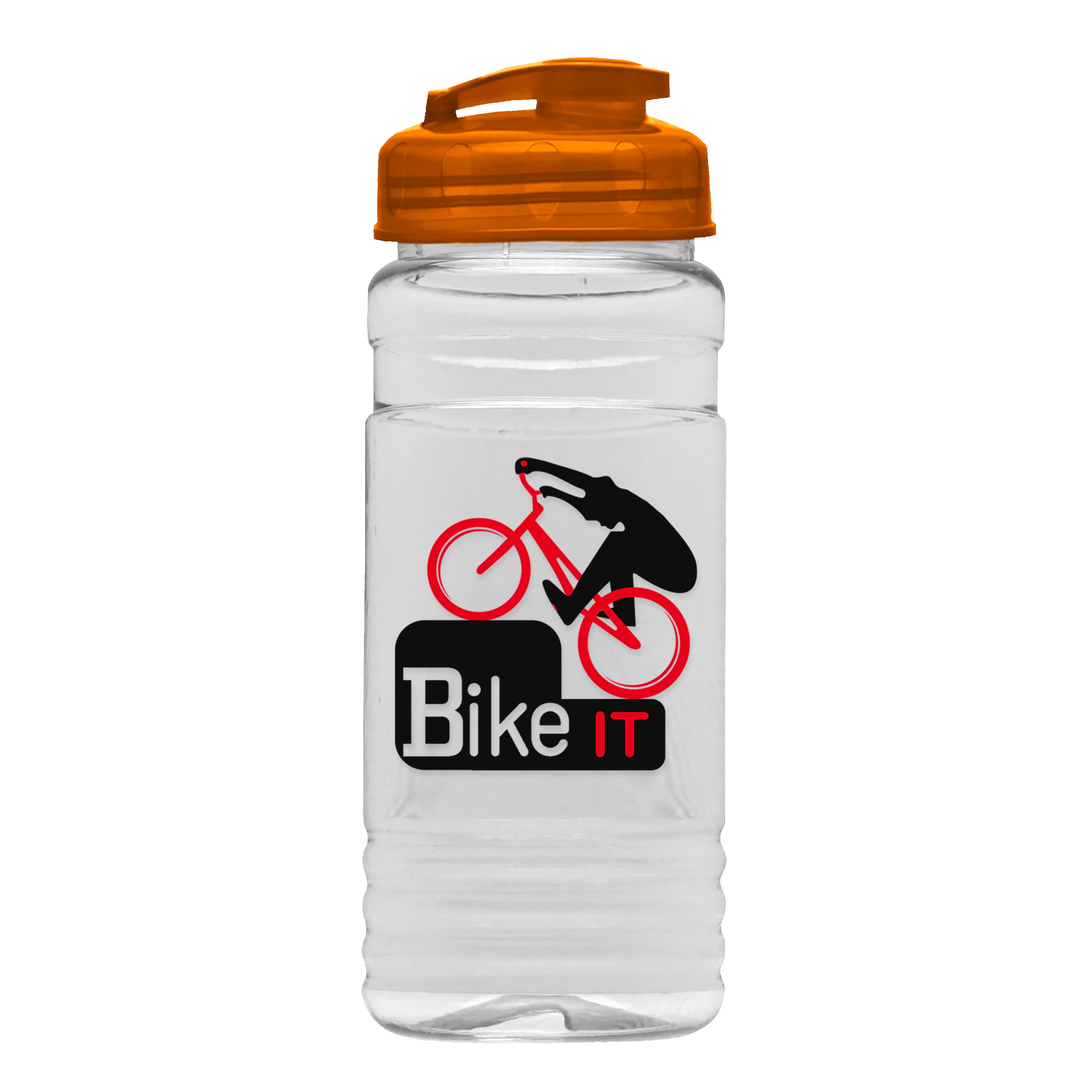 Garyline® Clear Bottle with Flip-Top Lid - 20 oz. 2