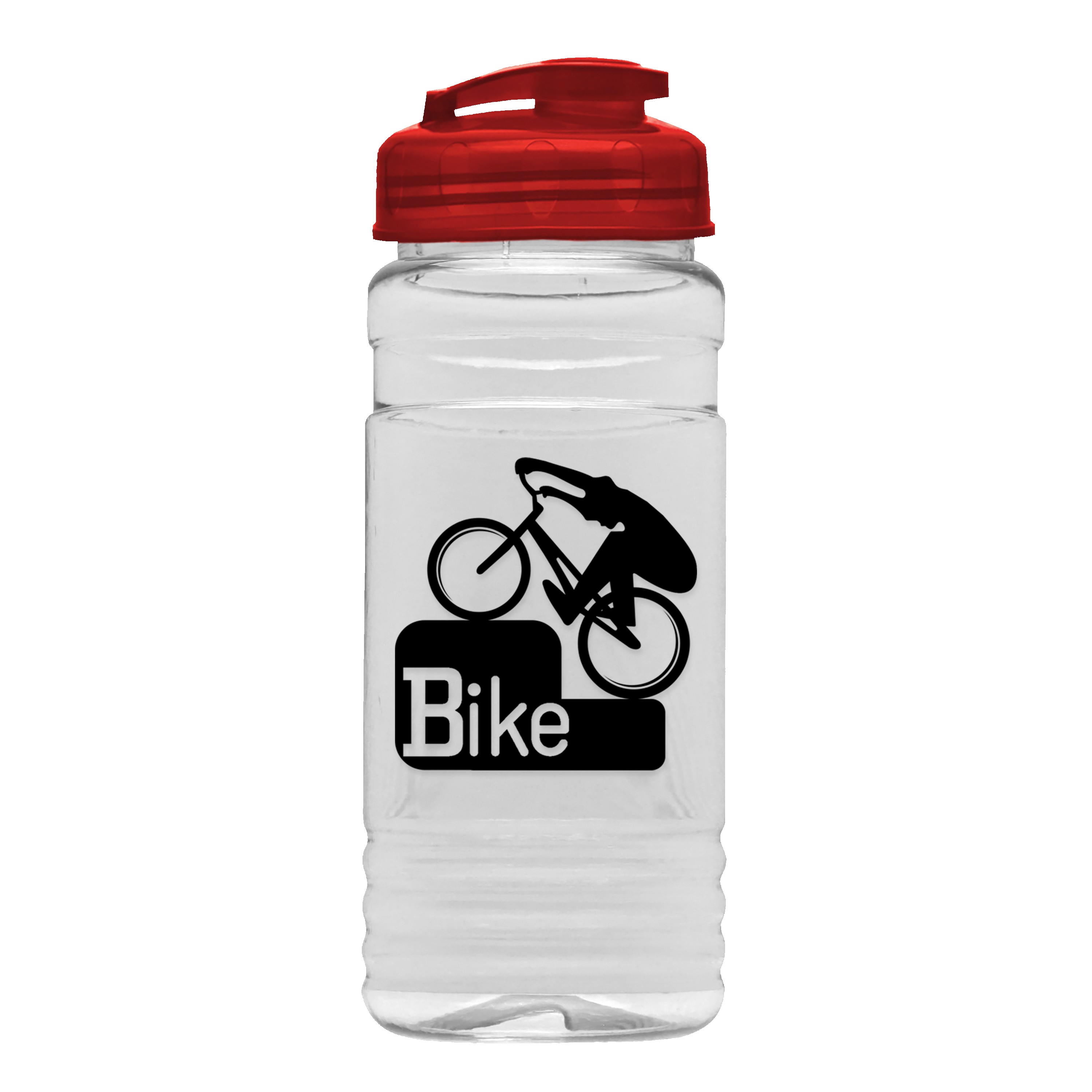 Garyline® Clear Bottle with Flip-Top Lid - 20 oz. 2
