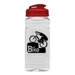 Garyline® Clear Bottle with Flip-Top Lid - 20 oz. - TB20U_clear_bottle_translucentred_lid_1c.png Garyline® Clear Bottle with Flip-Top Lid - 20 oz. - TB20U_clear_bottle_translucentred_lid_1c.png