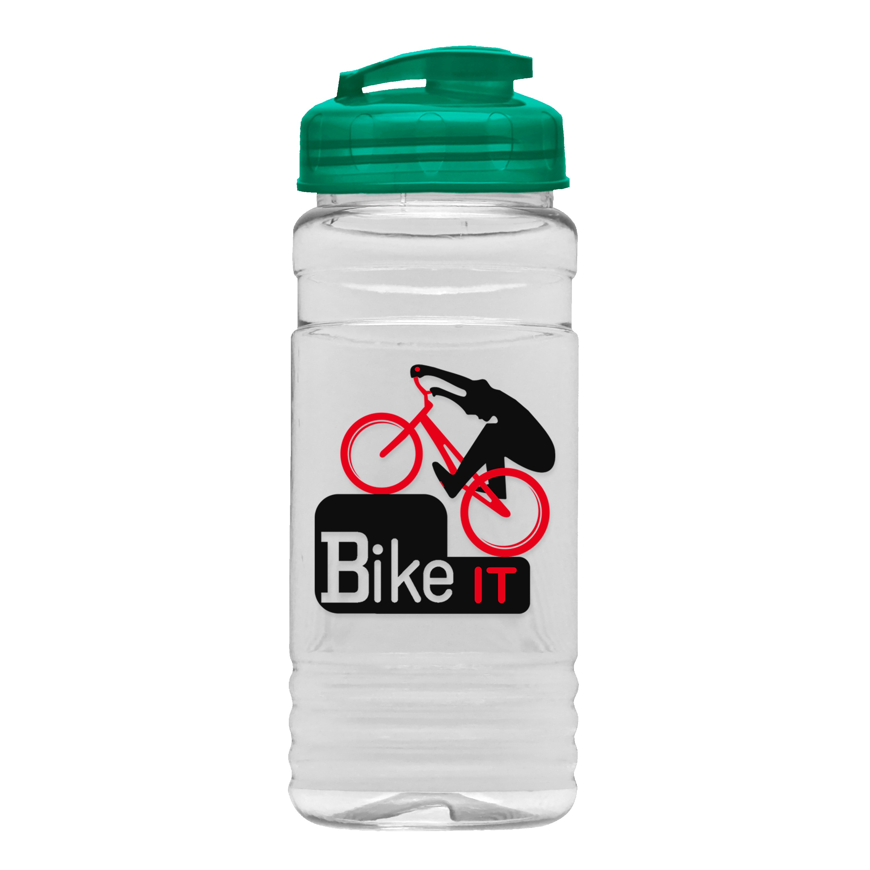 Garyline® Clear Bottle with Flip-Top Lid - 20 oz. 2
