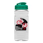 Garyline® Clear Bottle with Flip-Top Lid - 20 oz. - TB20U_clear_bottle_translucentteal_lid_full.png Garyline® Clear Bottle with Flip-Top Lid - 20 oz. - TB20U_clear_bottle_translucentteal_lid_full.png
