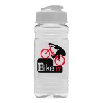 Garyline® Clear Bottle with Flip-Top Lid - 20 oz. - TB20U_clear_bottle_white_lid_full.png Garyline® Clear Bottle with Flip-Top Lid - 20 oz. - TB20U_clear_bottle_white_lid_full.png