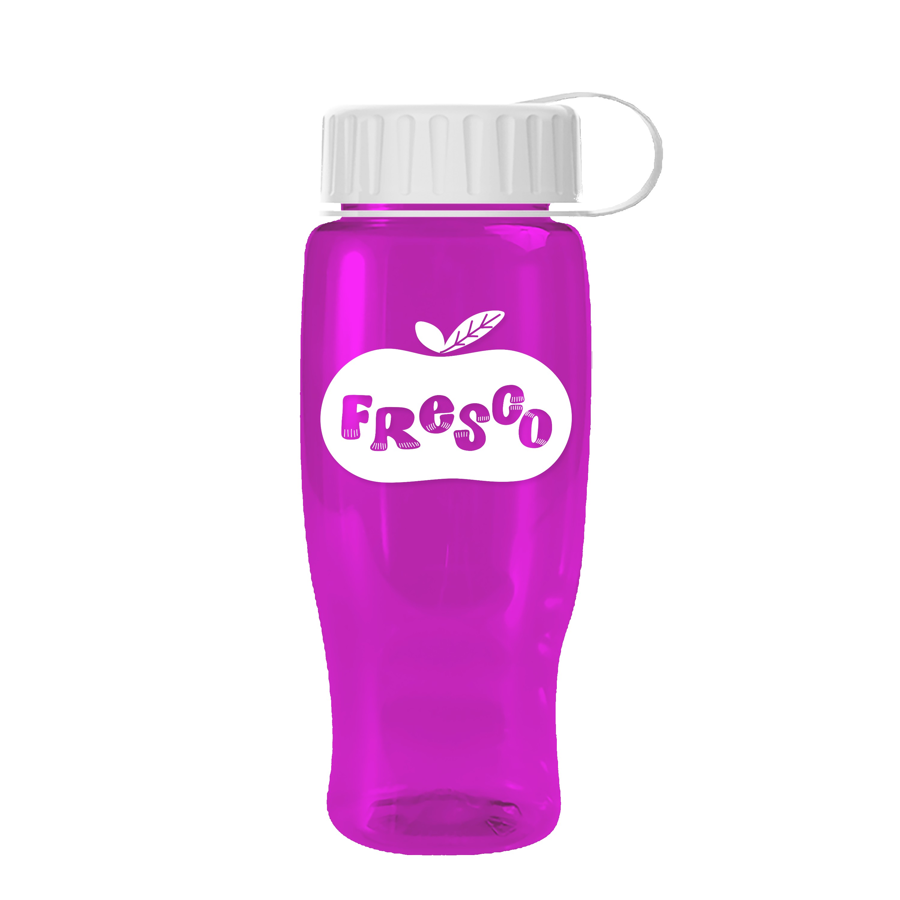 Garyline® Poly+ Recycled Bottle with Tethered Lid - 27 oz. 2