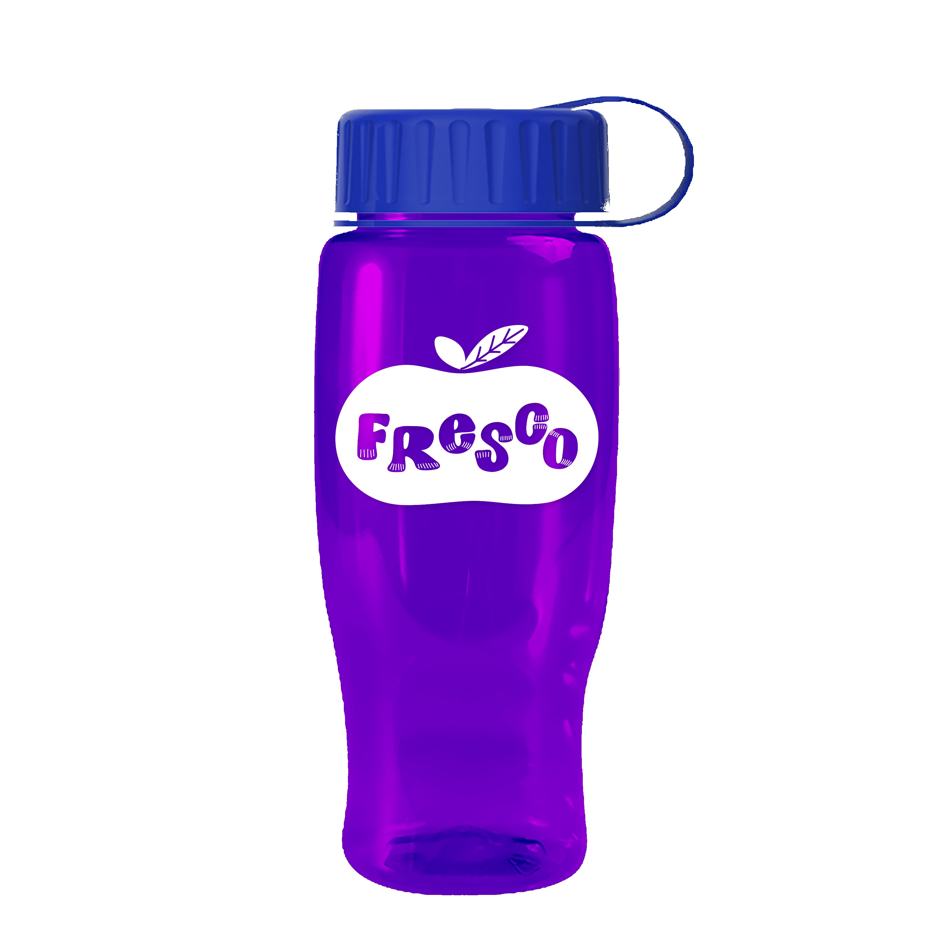 Garyline® Poly+ Recycled Bottle with Tethered Lid - 27 oz. 2