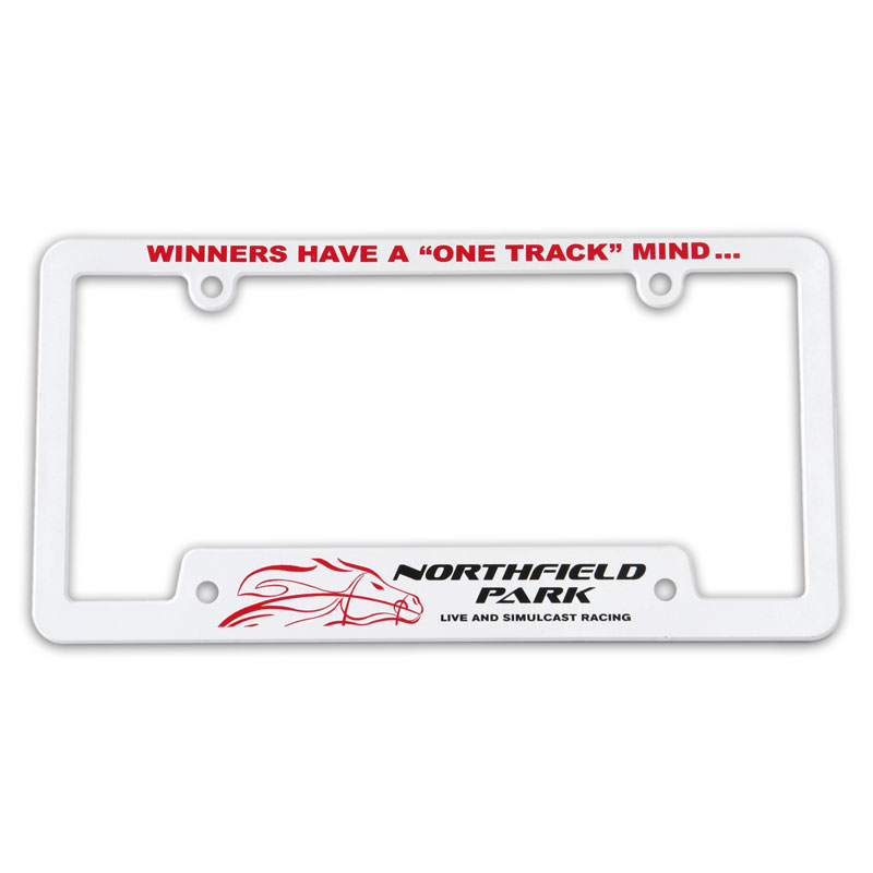 Corner View License Plate Frame 1