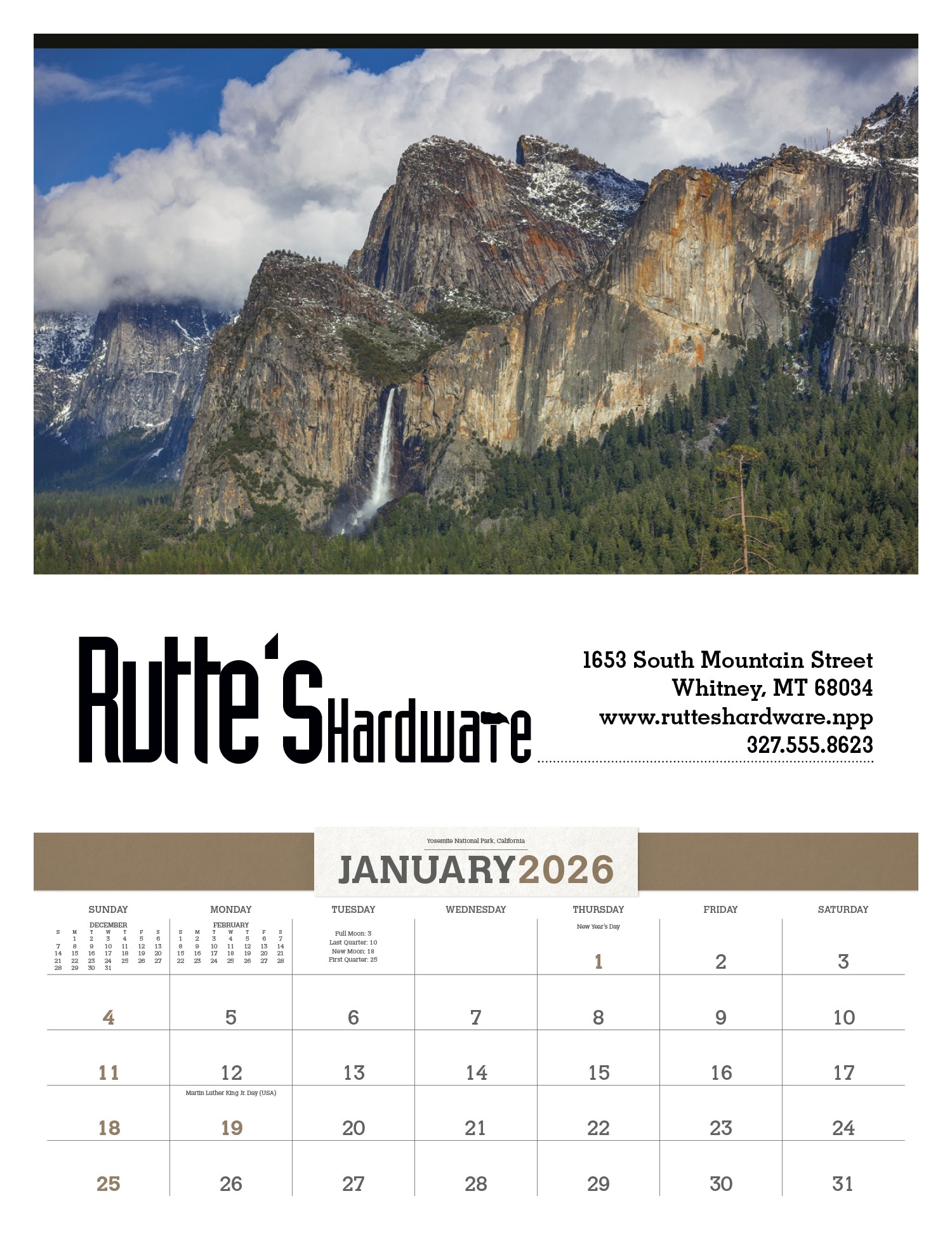 Triumph® Calendars American Splendor with Date Blocks Calendar 2