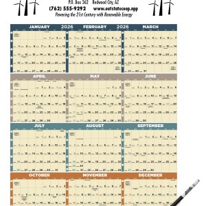 Triumph® Calendars Time Management Span-A-Year (Laminated w/Marker) Calendar 2 Triumph® Calendars Time Management Span-A-Year (Laminated w/Marker) Calendar 2