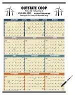 Triumph® Calendars Time Management Span-A-Year (Laminated w/Marker) Calendar 2 Triumph® Calendars Time Management Span-A-Year (Laminated w/Marker) Calendar 2