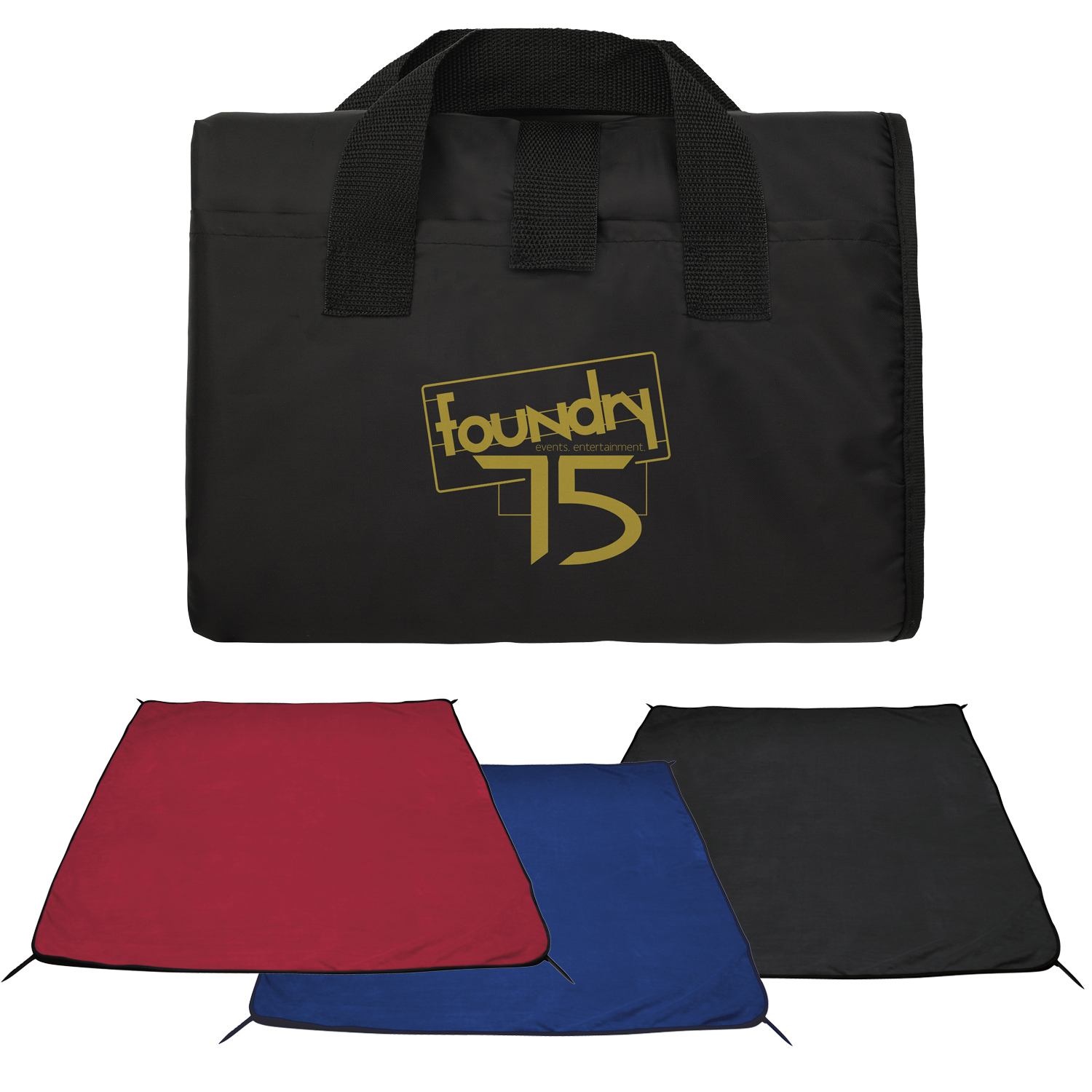 Water-Resistant Picnic Blanket with Stakes 2