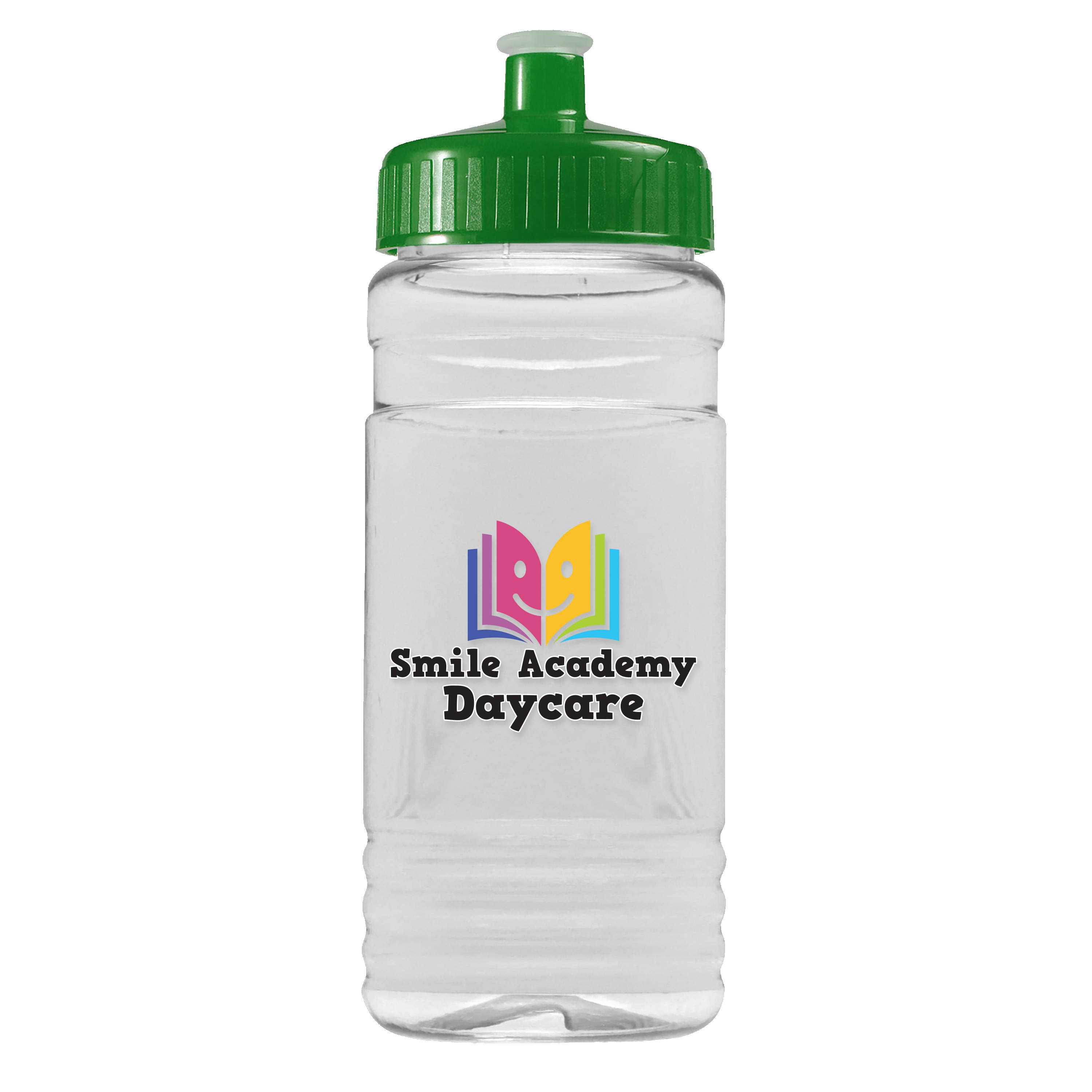 Garyline® Clear Bottle with Push-Pull Lid - 20 oz. 2