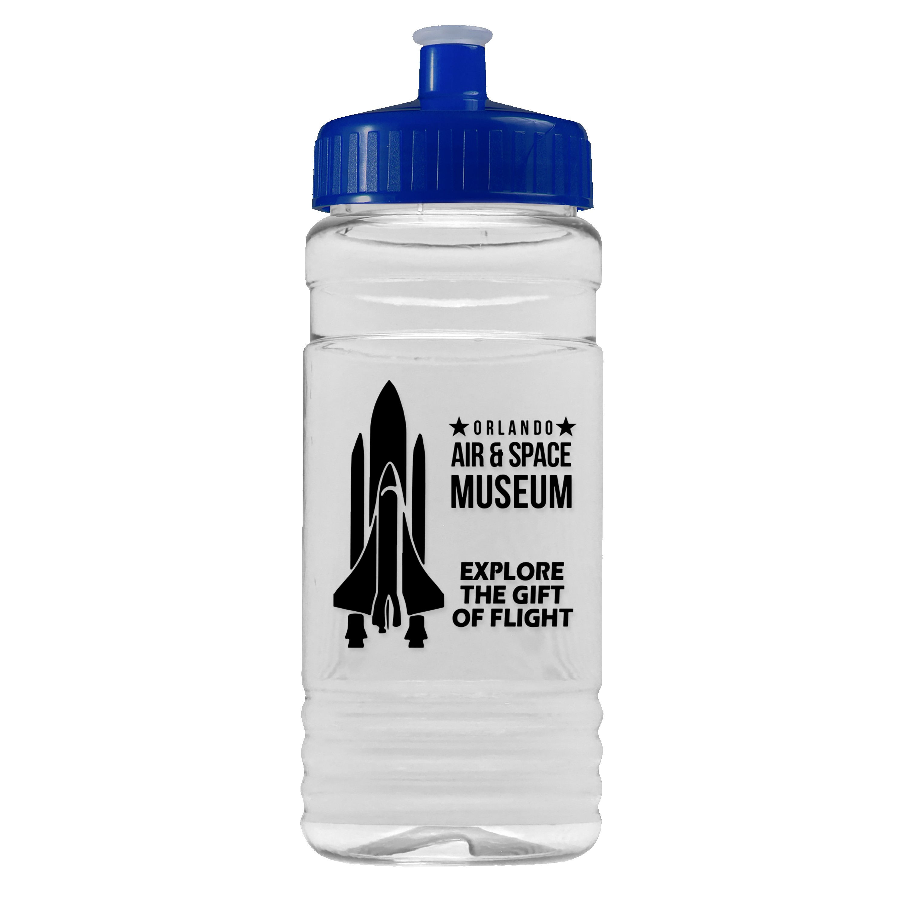 Garyline® Clear Bottle with Push-Pull Lid - 20 oz. 2