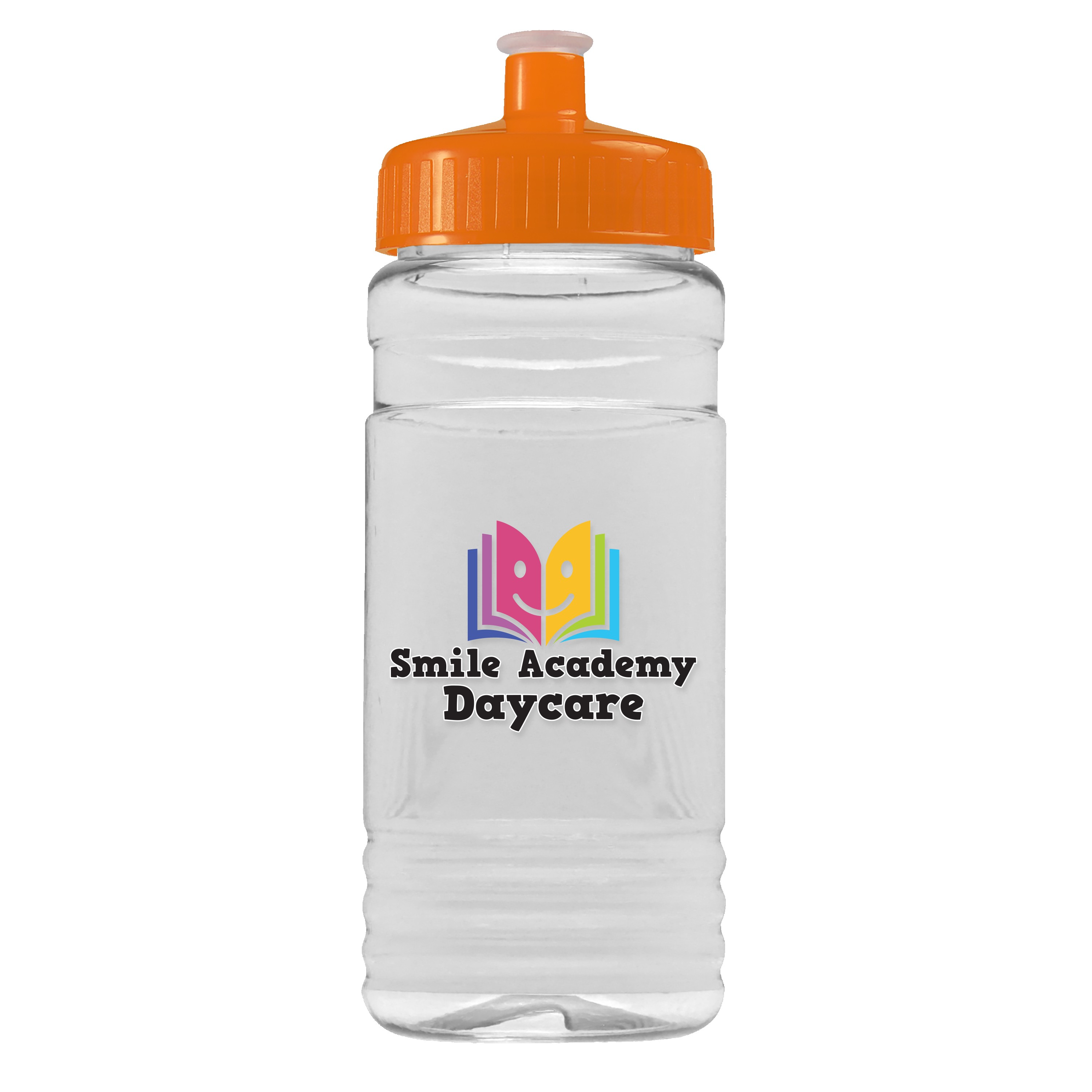 Garyline® Clear Bottle with Push-Pull Lid - 20 oz. 2