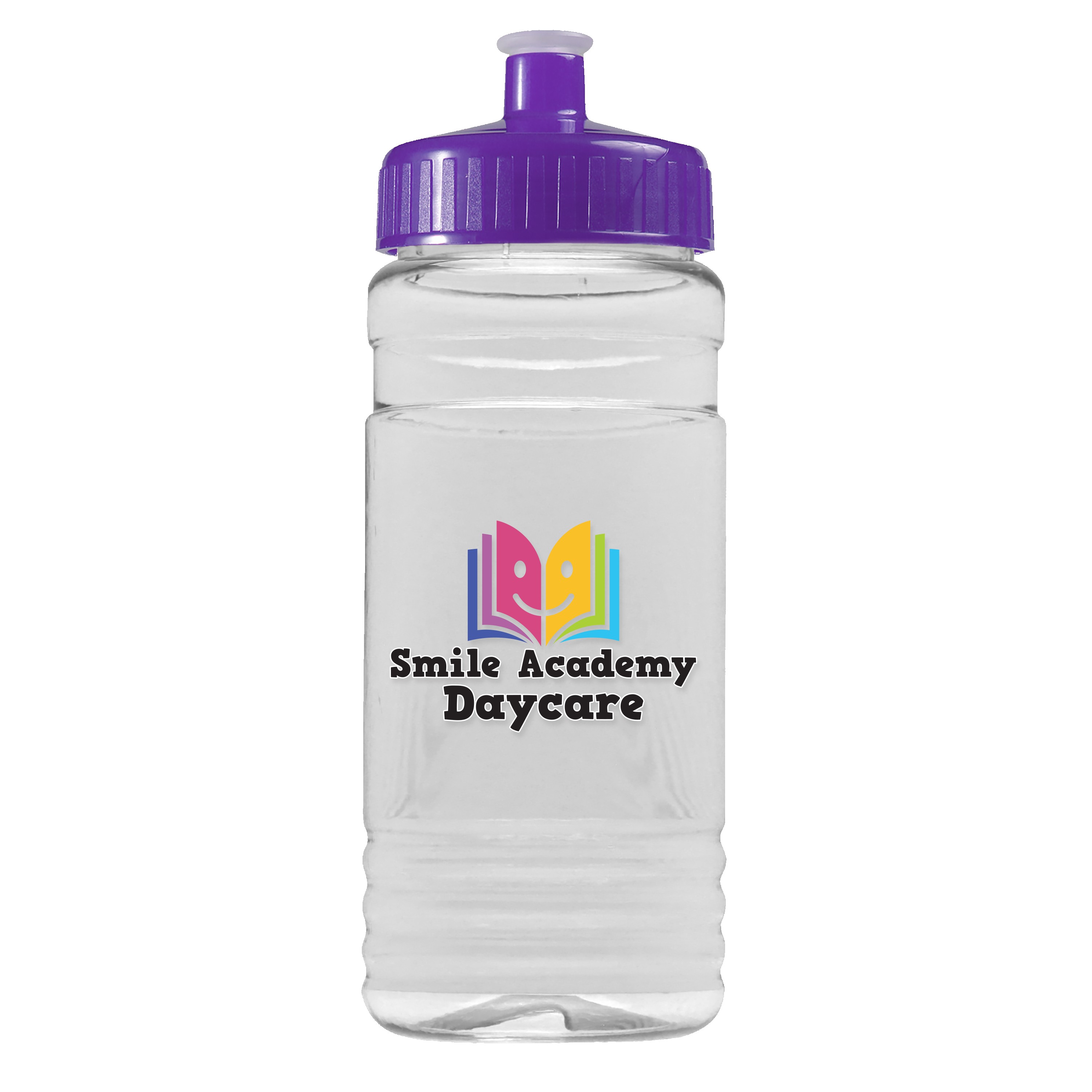 Garyline® Clear Bottle with Push-Pull Lid - 20 oz. 2