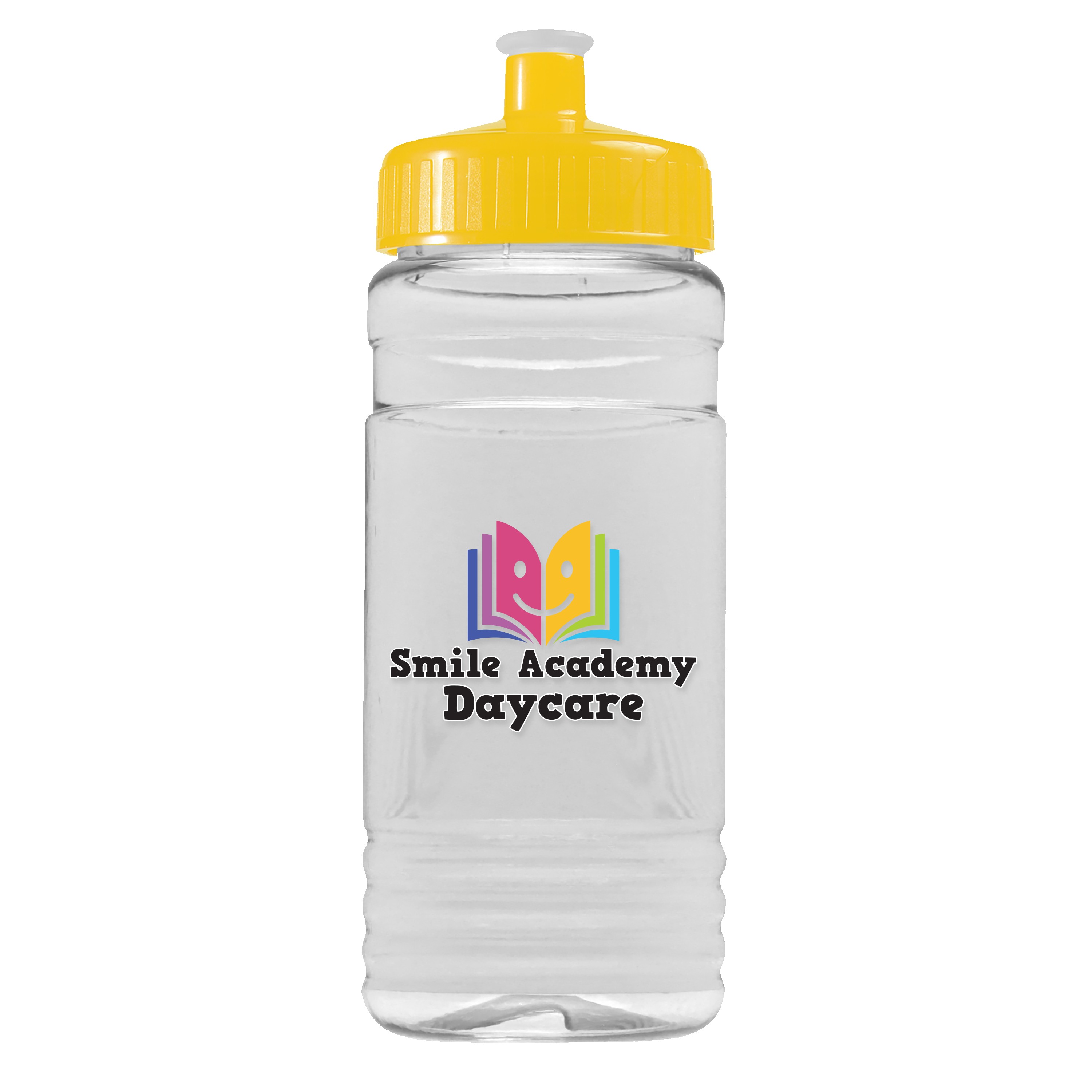 Garyline® Clear Bottle with Push-Pull Lid - 20 oz. 2