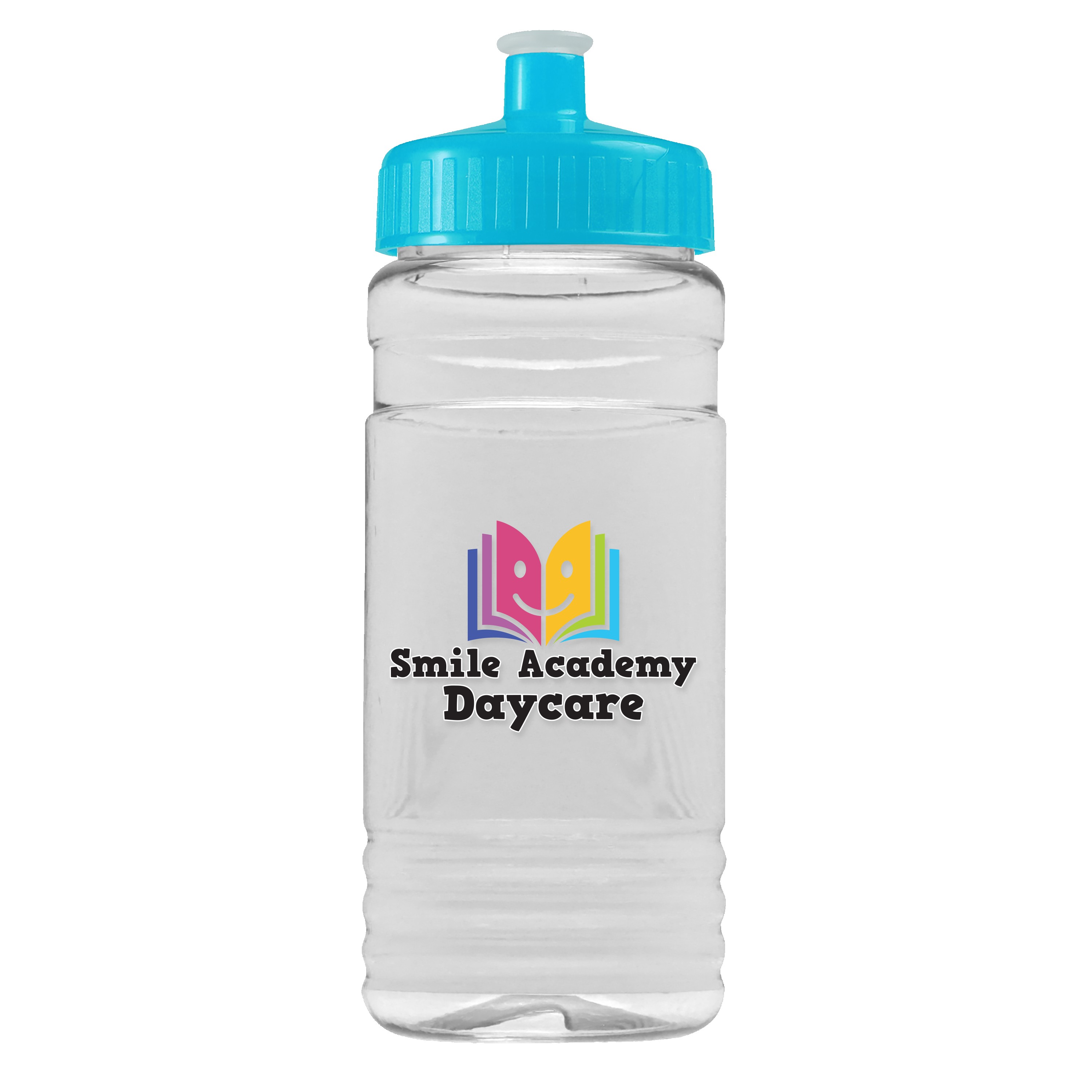 Garyline® Clear Bottle with Push-Pull Lid - 20 oz. 2