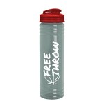 Garyline® Slim Fit RPET Bottle with Flip-Top Lid - 24 oz. - RP24U_glacierblue_bottle_translucentred_lid_1c.png Garyline® Slim Fit RPET Bottle with Flip-Top Lid - 24 oz. - RP24U_glacierblue_bottle_translucentred_lid_1c.png