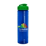 Garyline® Slim Fit RPET Bottle with Flip-Top Lid - 24 oz. - RP24U_translucentblue_bottle_translucentgreen_lid_full.png Garyline® Slim Fit RPET Bottle with Flip-Top Lid - 24 oz. - RP24U_translucentblue_bottle_translucentgreen_lid_full.png
