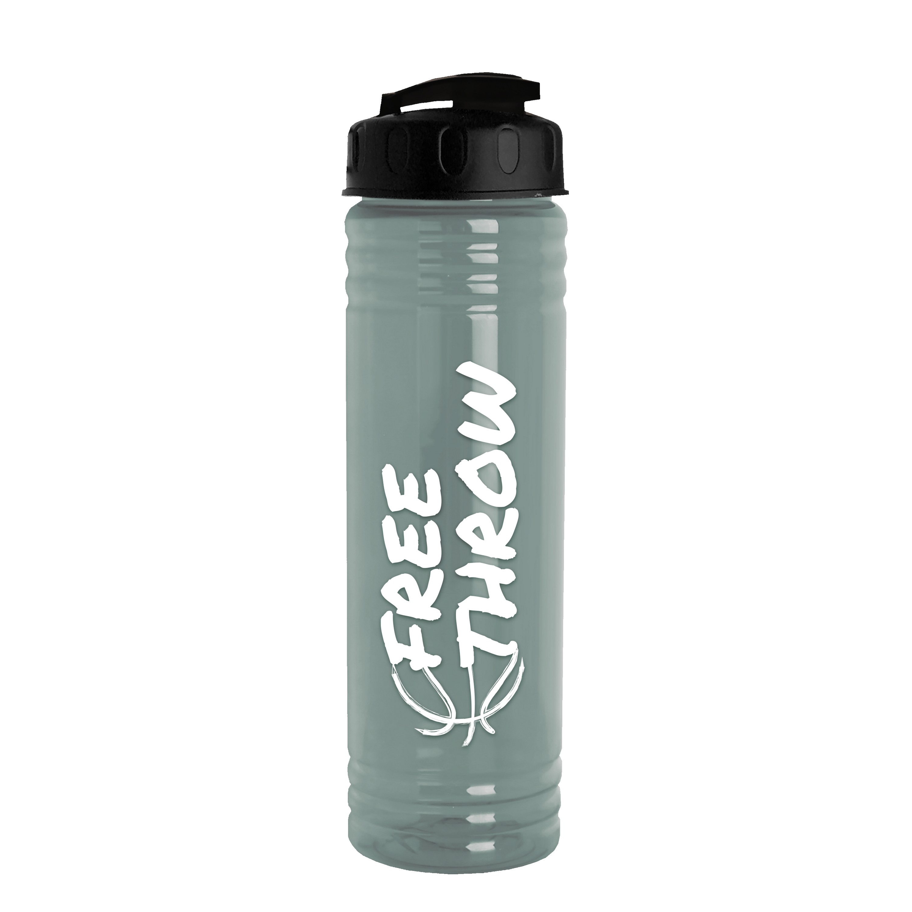 Garyline® Slim Fit RPET Bottle with Flip-Top Lid - 24 oz. 2