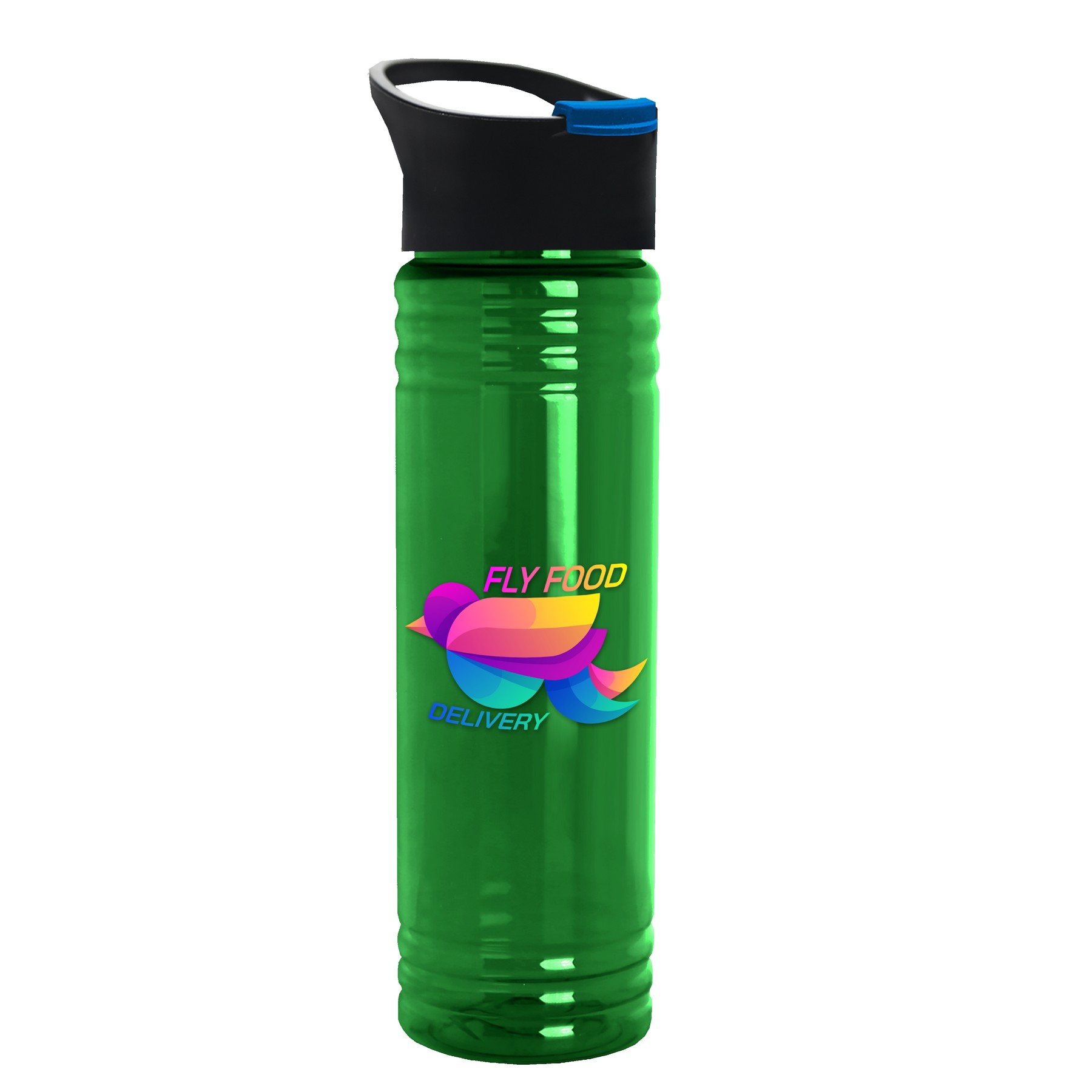 Garyline® Slim Fit RPET Bottle with Pop-Up Lid - 24 oz. 2
