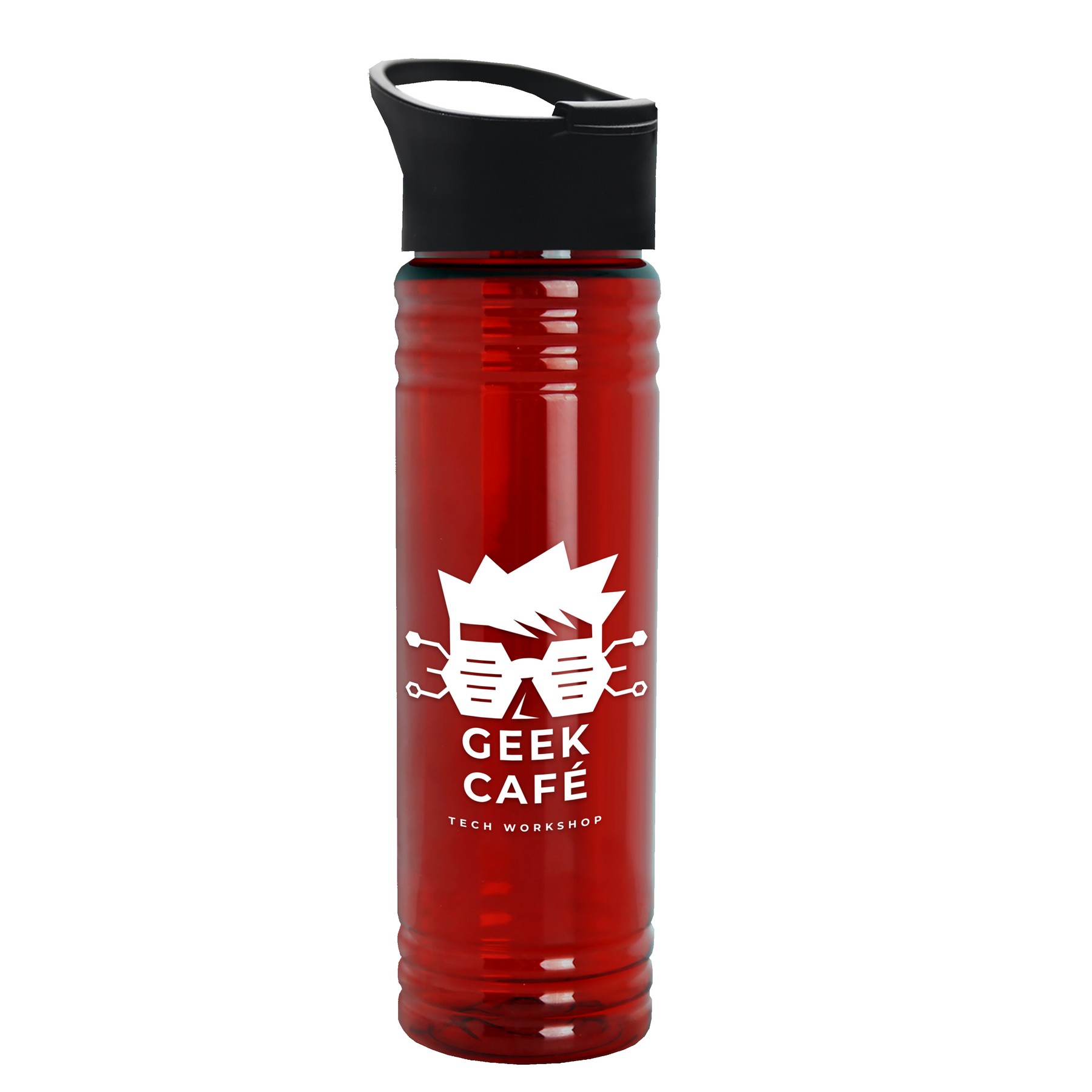 Garyline® Slim Fit RPET Bottle with Pop-Up Lid - 24 oz. 2