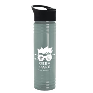 Garyline® Slim Fit RPET Bottle with Pop-Up Lid - 24 oz. 2 Garyline® Slim Fit RPET Bottle with Pop-Up Lid - 24 oz. 2