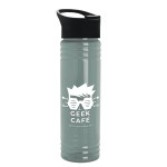 Garyline® Slim Fit RPET Bottle with Pop-Up Lid - 24 oz. 2 Garyline® Slim Fit RPET Bottle with Pop-Up Lid - 24 oz. 2