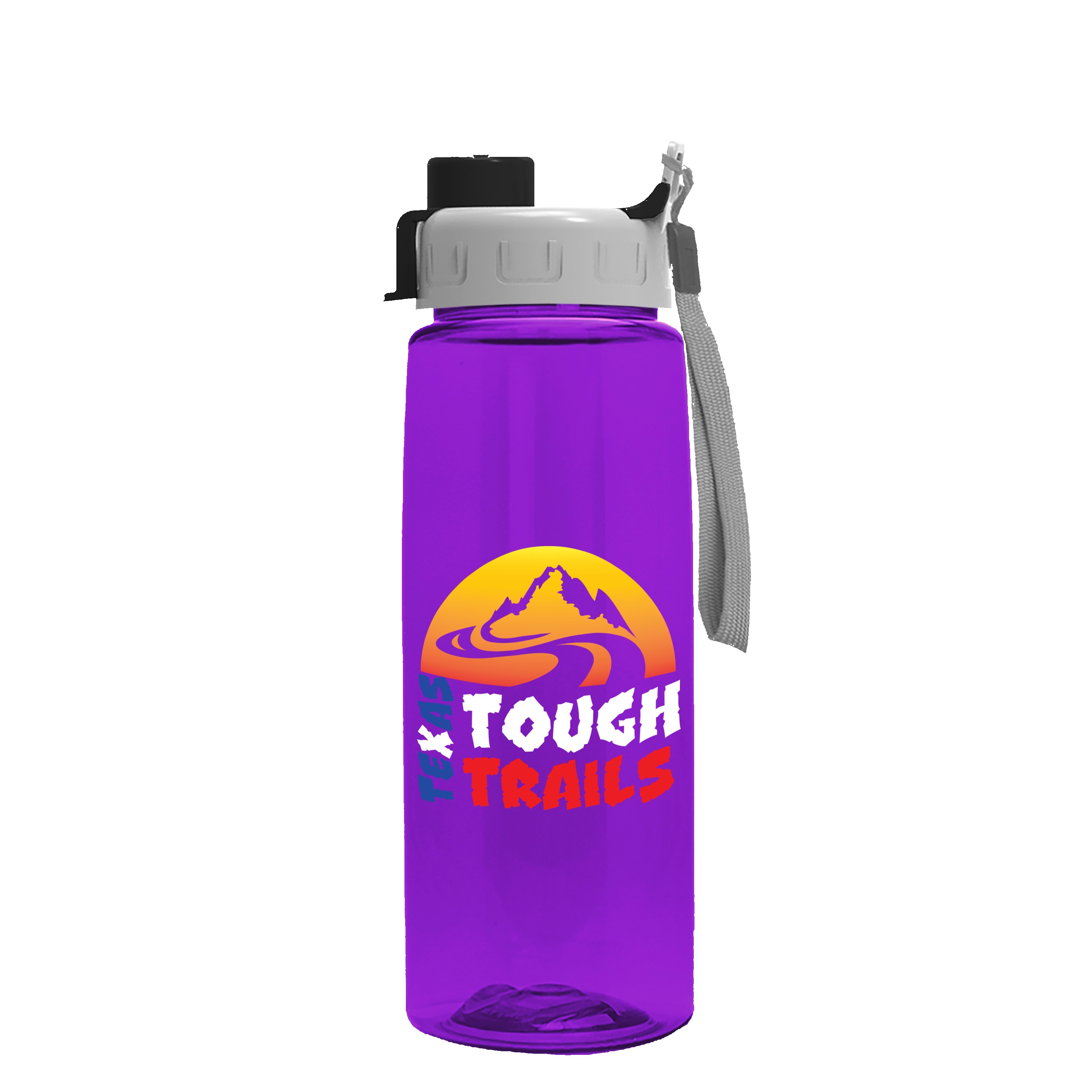 Garyline® Flair Tritan® Renew Bottle with Ring-Straw Lid - 26 oz. 2
