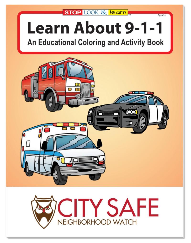 Coloring Book: Learn About 911 2 Coloring Book: Learn About 911 2