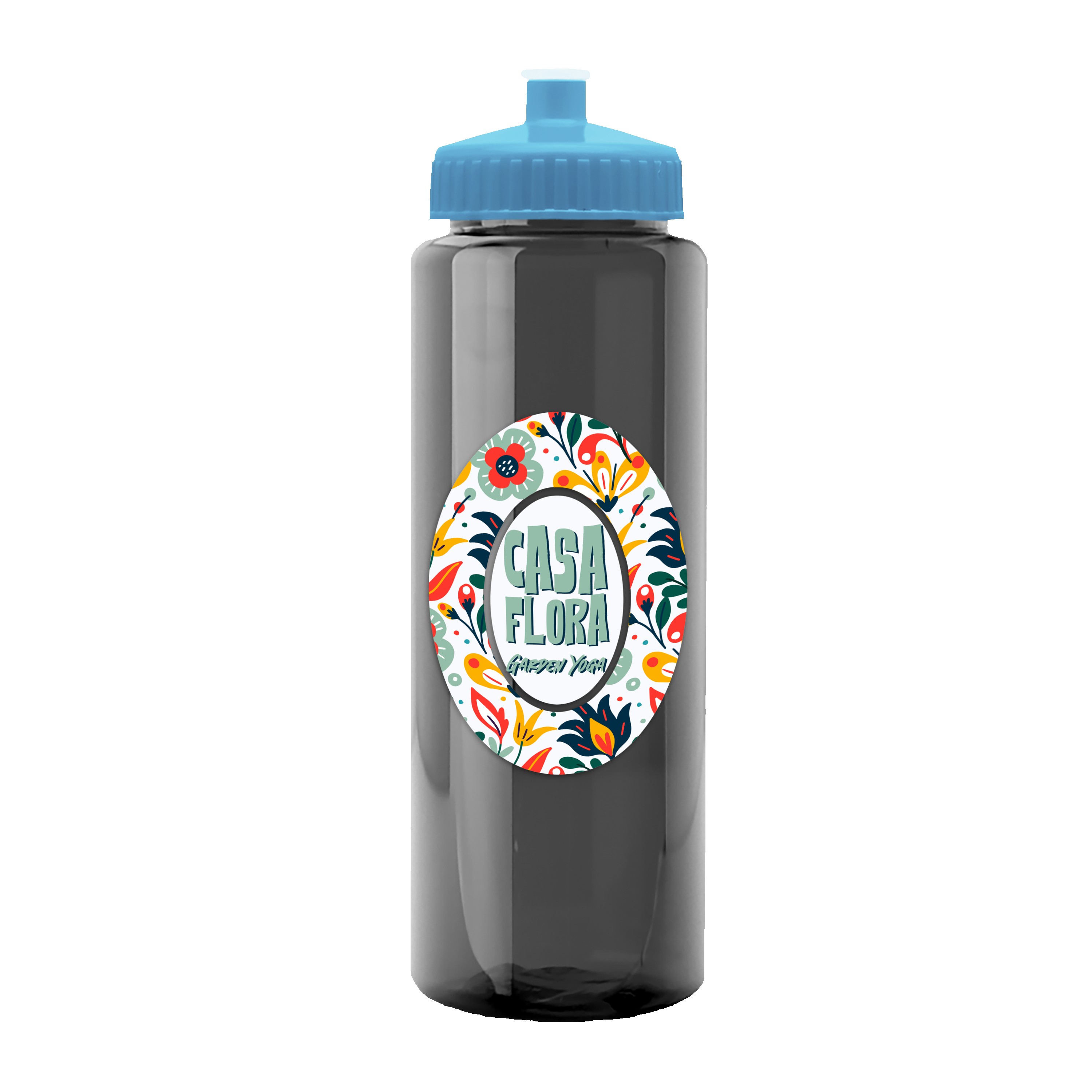 Garyline® Guzzler Bottle with Push-Pull Lid - 32 oz. 2