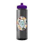 Garyline® Guzzler Bottle with Push-Pull Lid - 32 oz. - TB32_smoke_bottle_violet_lid_full.png Garyline® Guzzler Bottle with Push-Pull Lid - 32 oz. - TB32_smoke_bottle_violet_lid_full.png