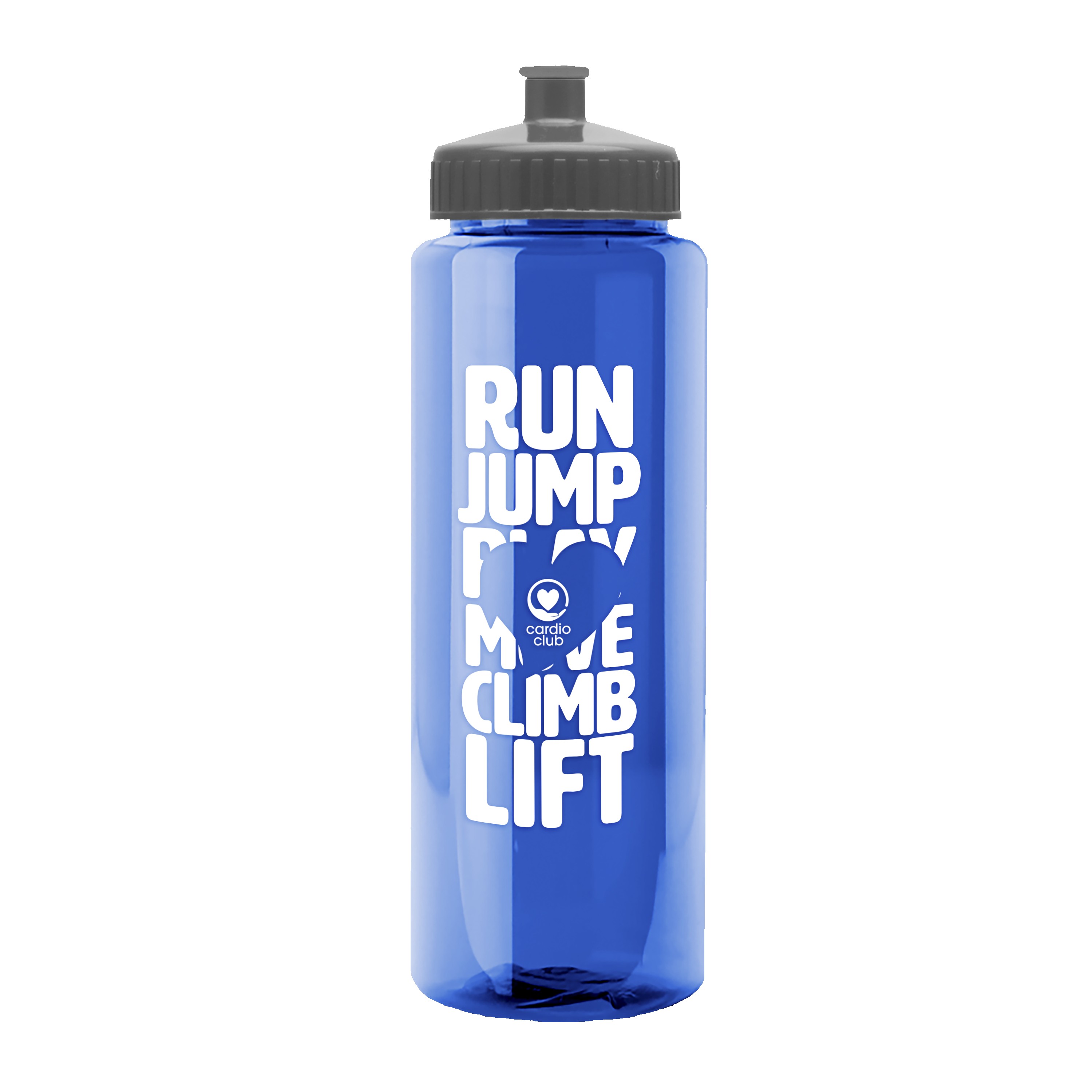Garyline® Guzzler Bottle with Push-Pull Lid - 32 oz. 2