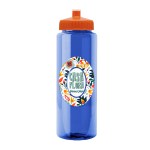 Garyline® Guzzler Bottle with Push-Pull Lid - 32 oz. - TB32_translucentblue_bottle_orange_lid_full.png Garyline® Guzzler Bottle with Push-Pull Lid - 32 oz. - TB32_translucentblue_bottle_orange_lid_full.png