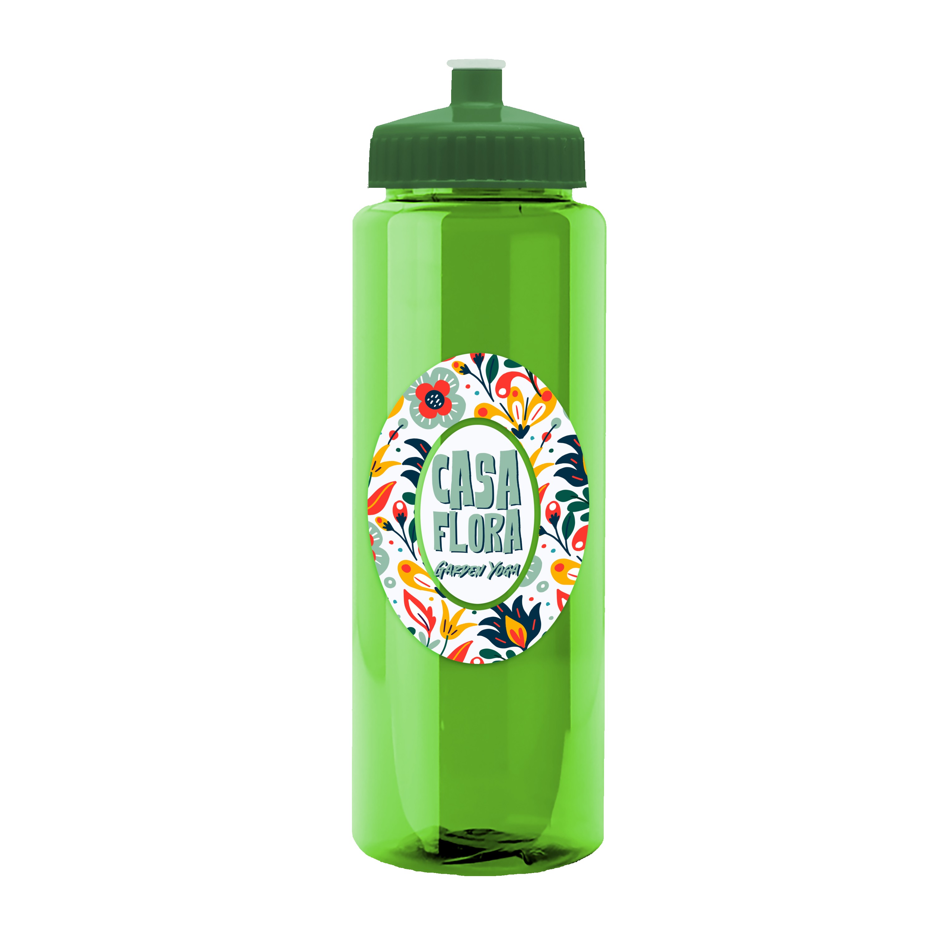 Garyline® Guzzler Bottle with Push-Pull Lid - 32 oz. 2