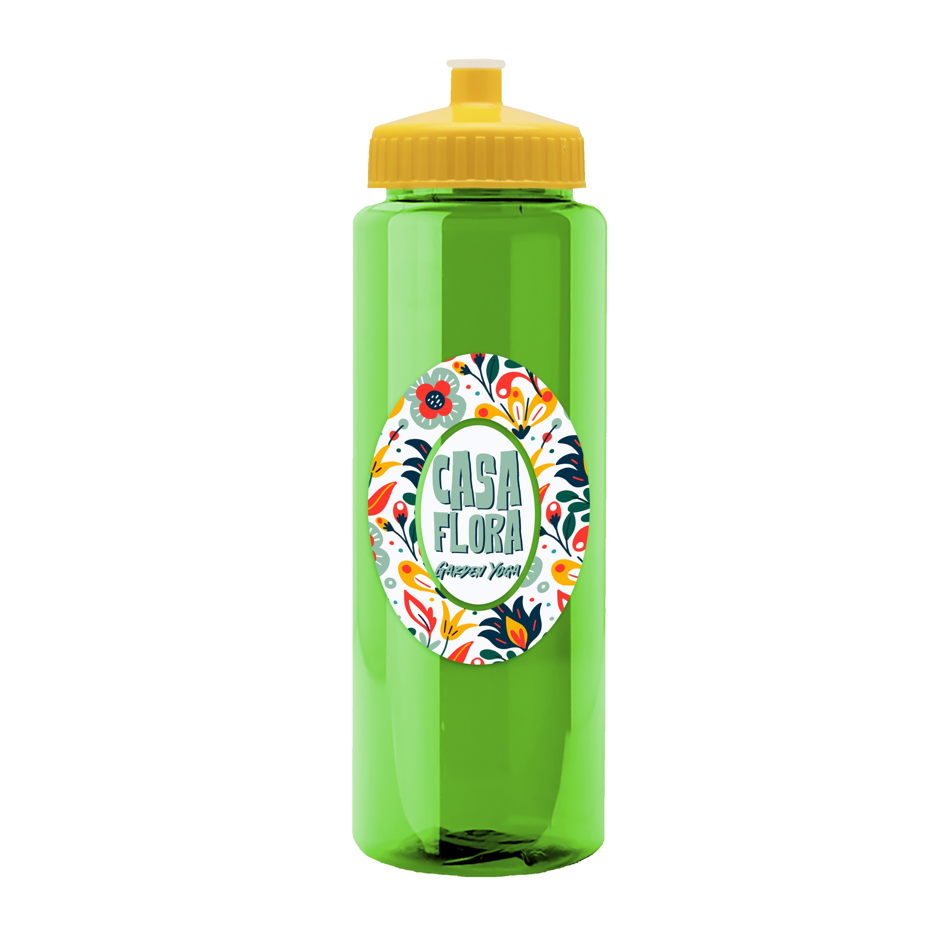 Garyline® Guzzler Bottle with Push-Pull Lid - 32 oz. 2
