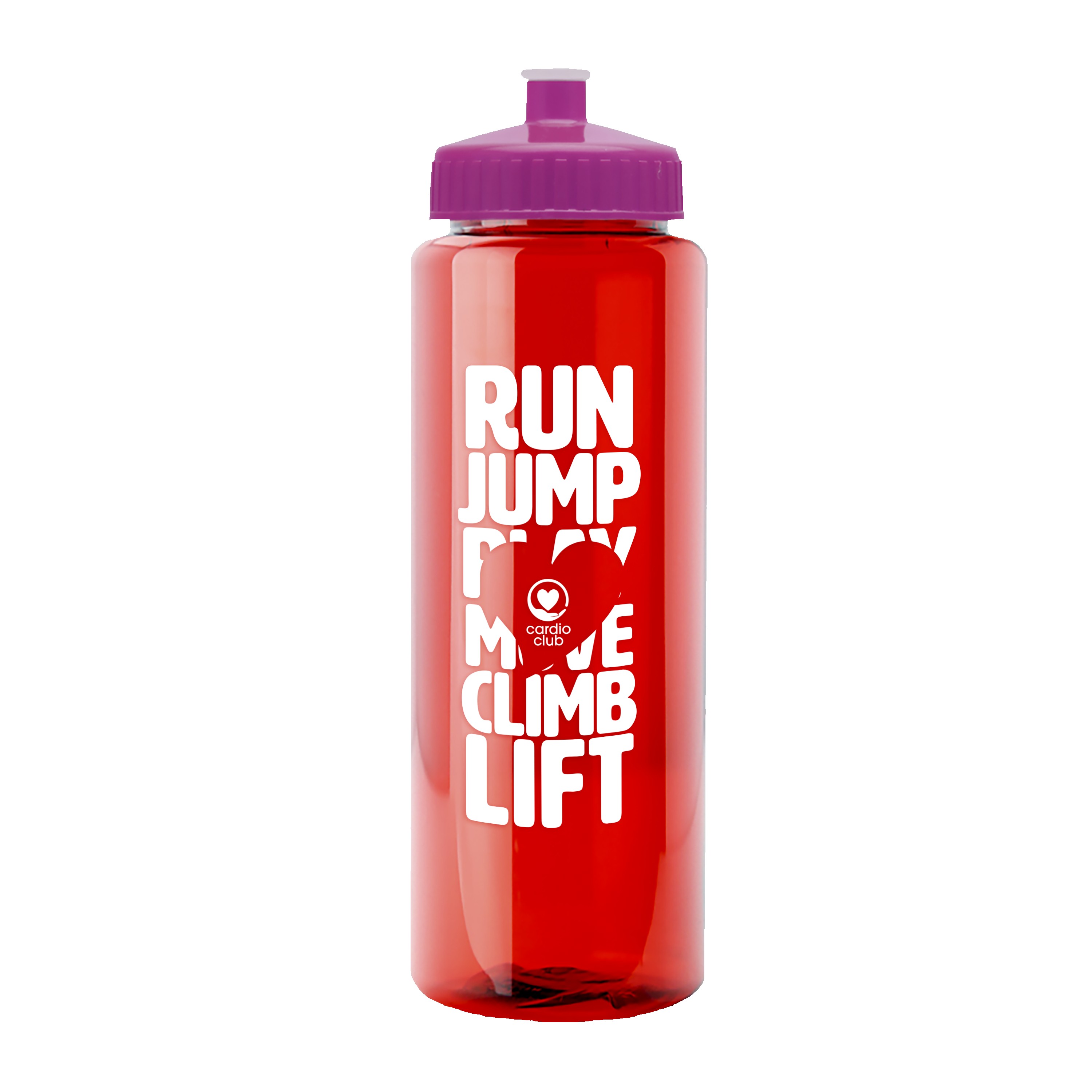 Garyline® Guzzler Bottle with Push-Pull Lid - 32 oz. 2
