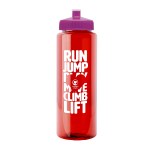 Garyline® Guzzler Bottle with Push-Pull Lid - 32 oz. - TB32_translucentrred_bottle_hotpink_lid_1c.png Garyline® Guzzler Bottle with Push-Pull Lid - 32 oz. - TB32_translucentrred_bottle_hotpink_lid_1c.png