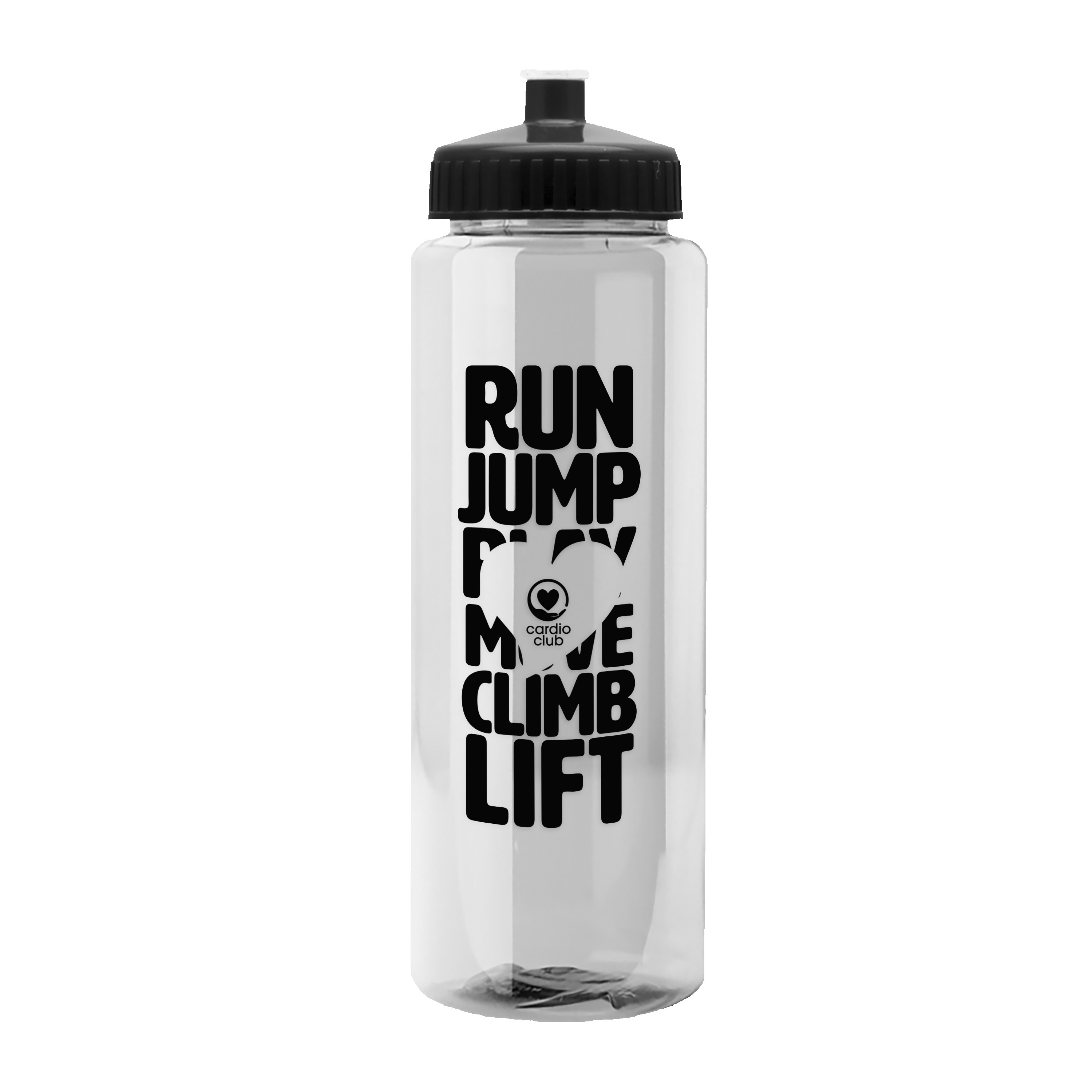 Garyline® Guzzler Bottle with Push-Pull Lid - 32 oz. 2