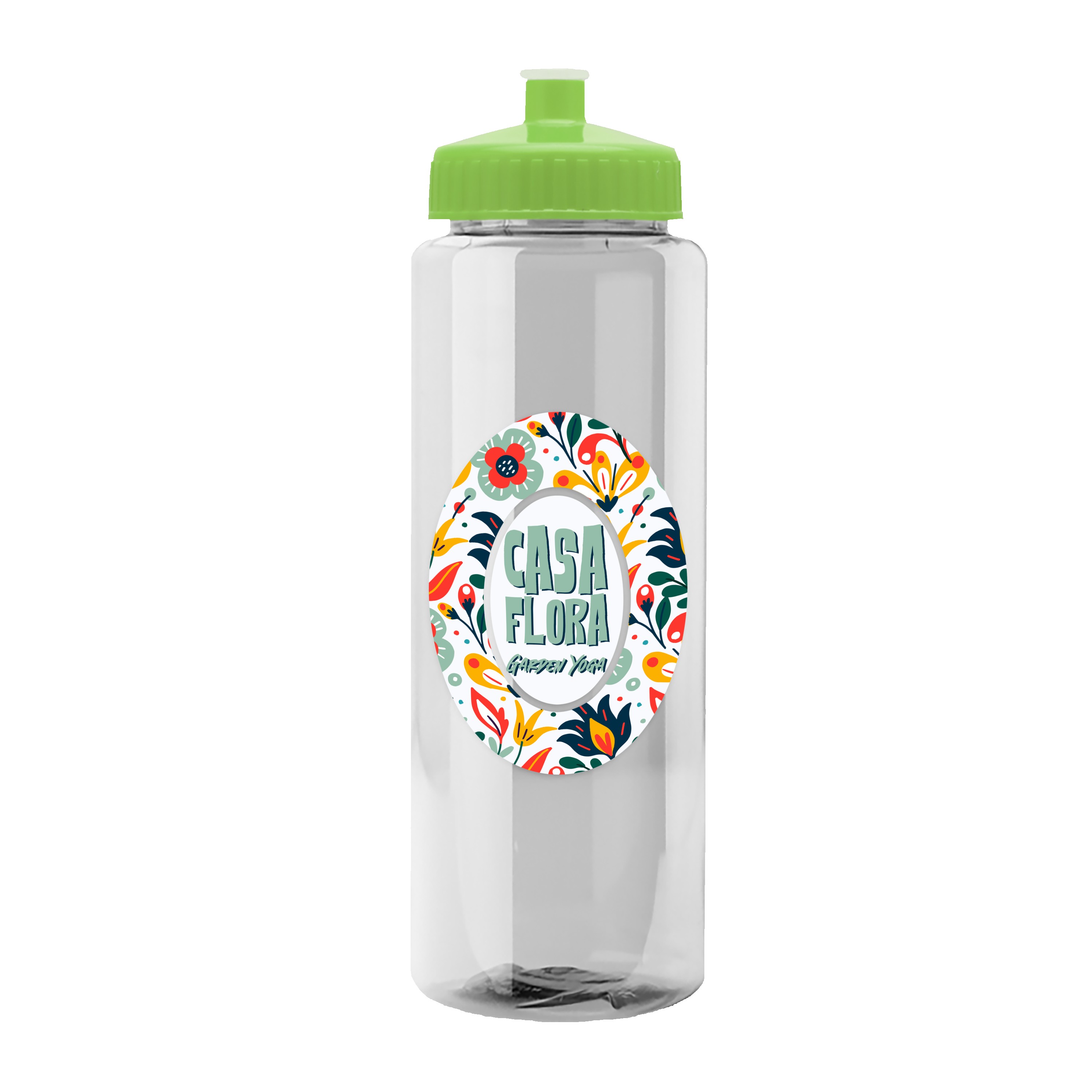 Garyline® Guzzler Bottle with Push-Pull Lid - 32 oz. 2