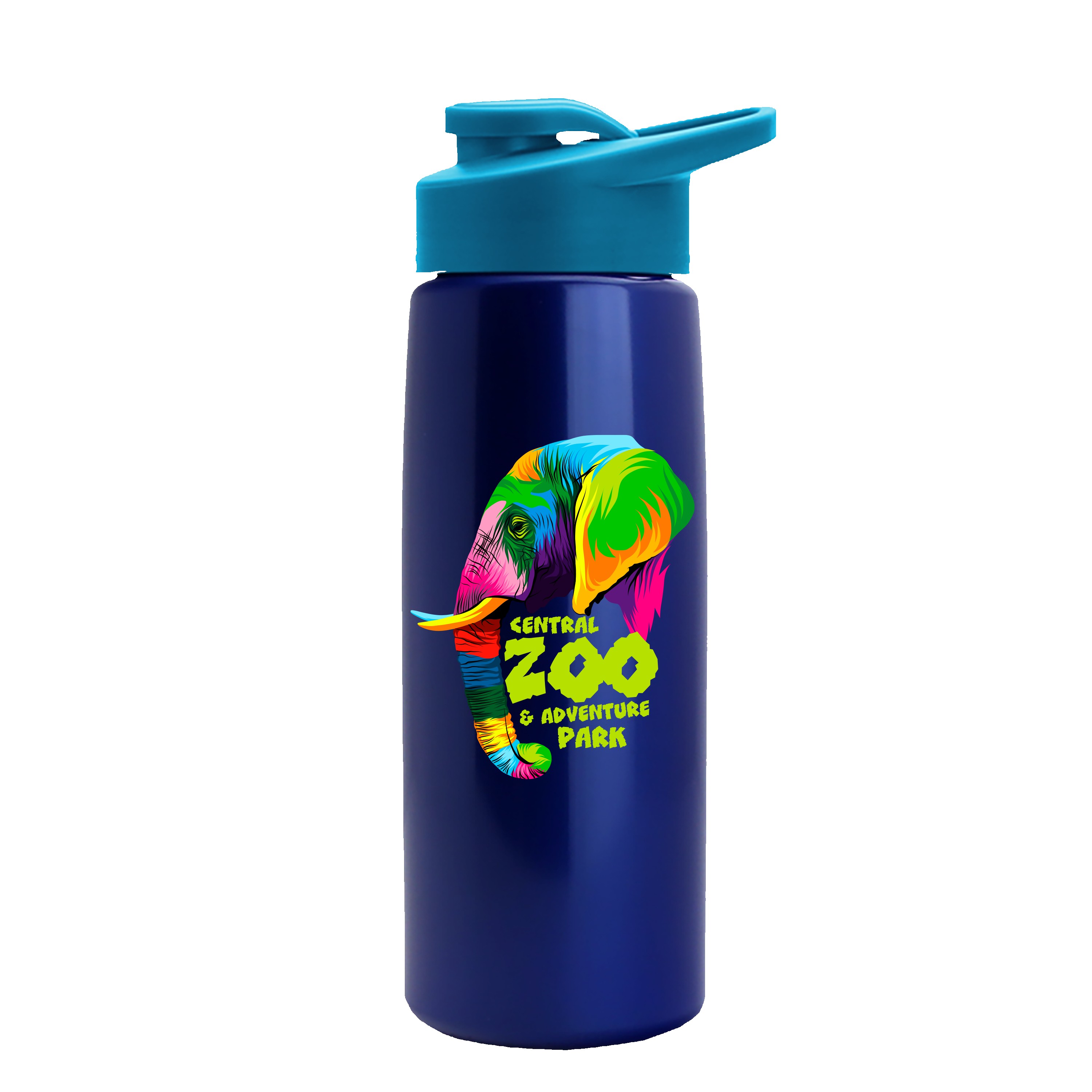 Garyline® Flair Tritan® Metallike Bottle with Drink-Thru Lid - 26 oz. 2
