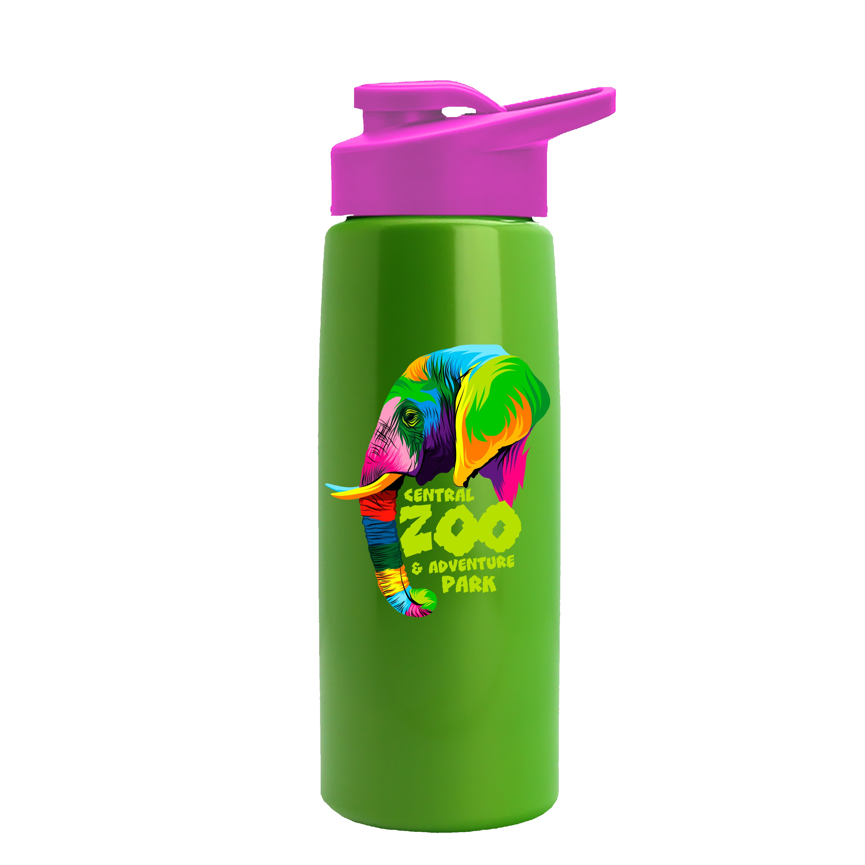 Garyline® Flair Tritan® Metallike Bottle with Drink-Thru Lid - 26 oz. 2