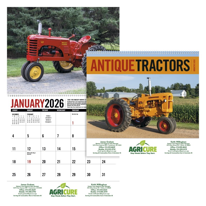Triumph® Calendars Antique Tractors Calendar 2 Triumph® Calendars Antique Tractors Calendar 2