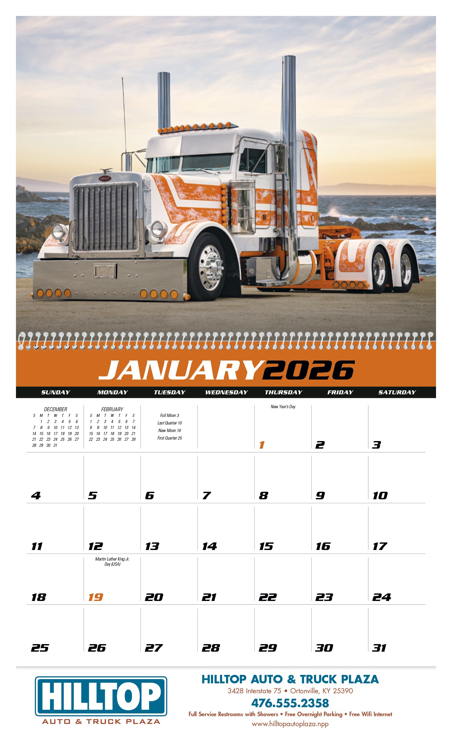 Triumph® Calendars Big Rigs Calendar 2