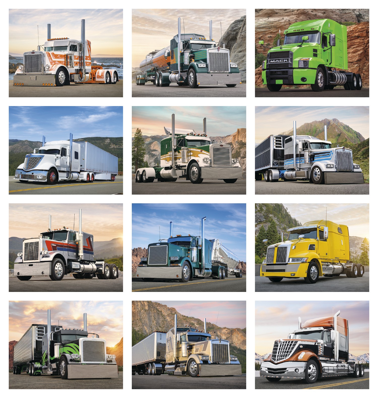 Triumph® Calendars Big Rigs Calendar 2