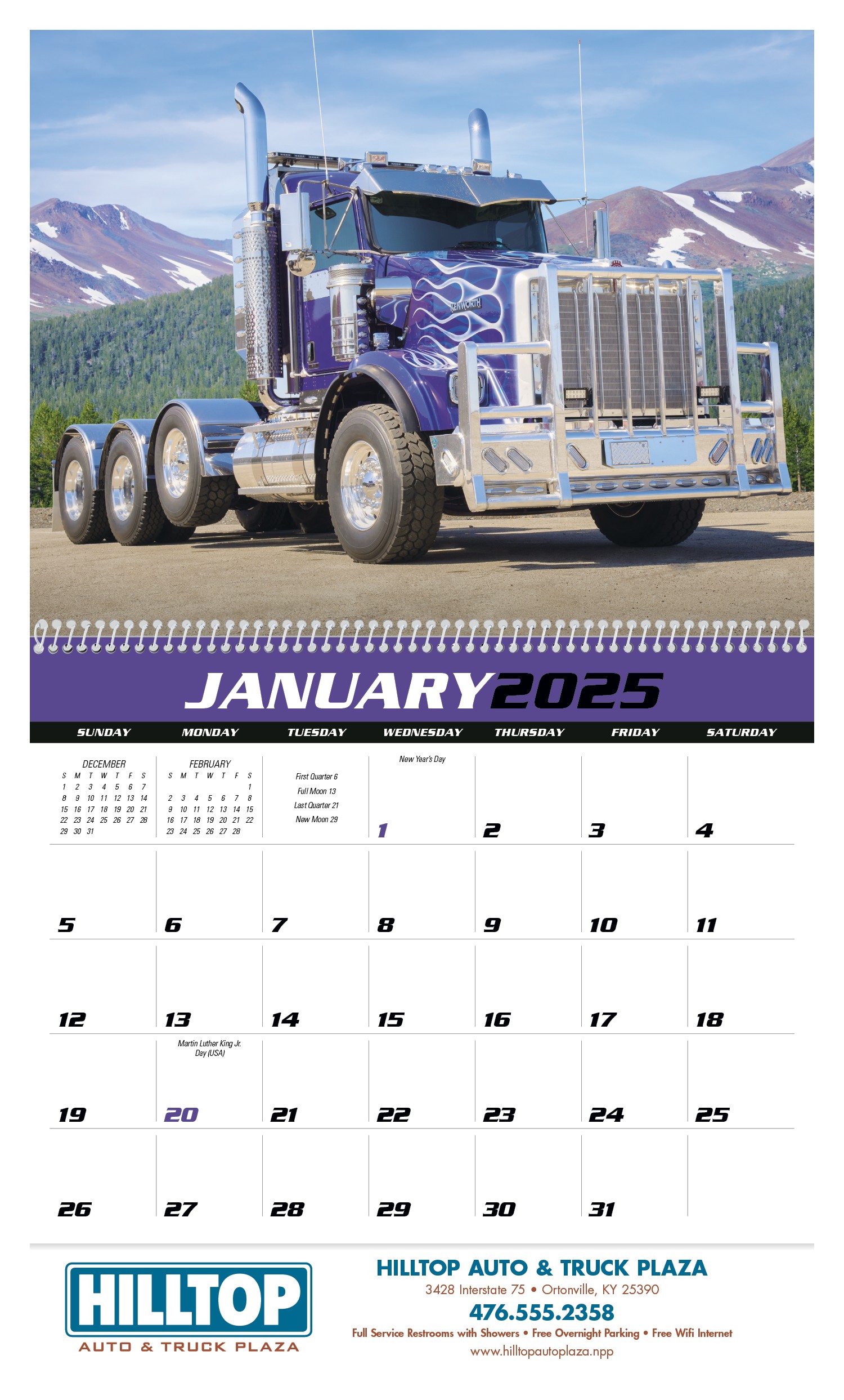 Triumph® Calendars Big Rigs Calendar 2