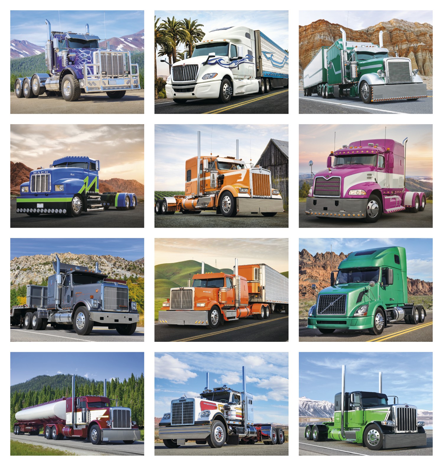 Triumph® Calendars Big Rigs Calendar 2