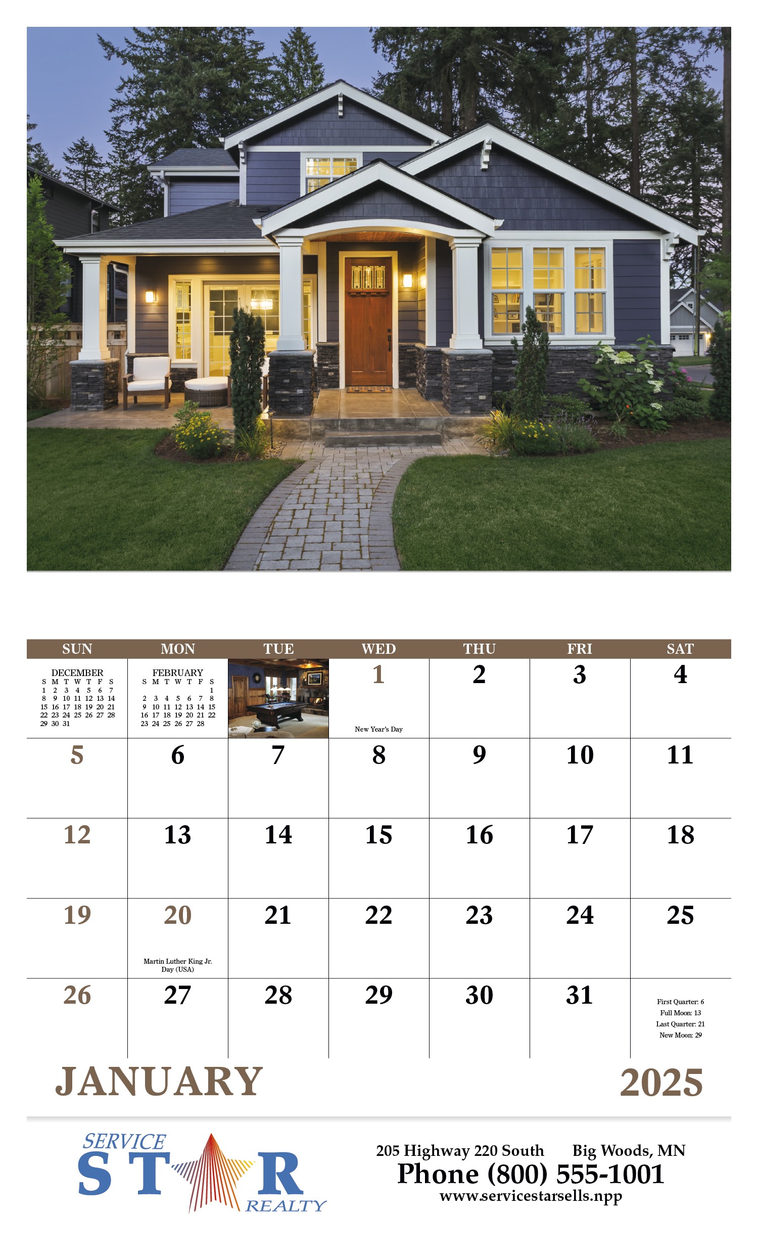 Good Value™ Welcome Home - Stapled Calendar 2