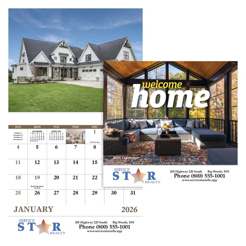 Good Value™ Welcome Home - Stapled Calendar 2 Good Value™ Welcome Home - Stapled Calendar 2