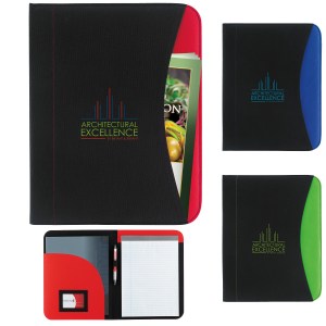 Good Value™ Non-Woven Curve Padfolio 2 Good Value™ Non-Woven Curve Padfolio 2