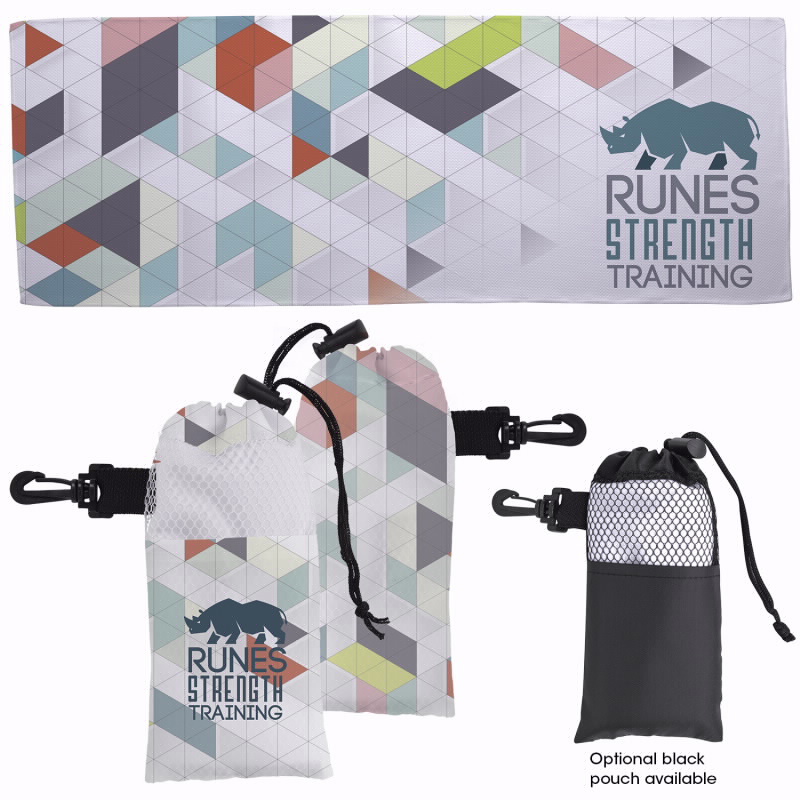 Universal Source® 4 Color Cooling Towel in Pouch 2 Universal Source® 4 Color Cooling Towel in Pouch 2