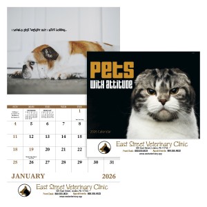 Good Value™ Pets with Attitude - Stapled Calendar 2 Good Value™ Pets with Attitude - Stapled Calendar 2
